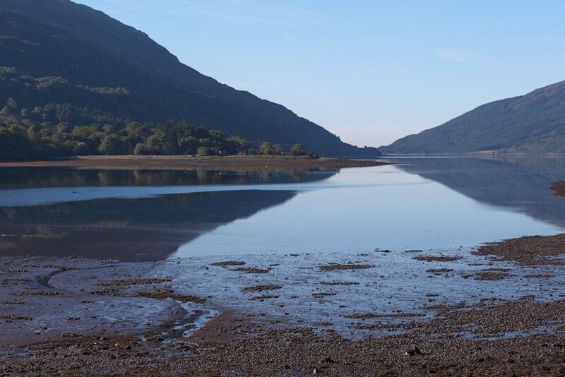 Calm River Between Mountains