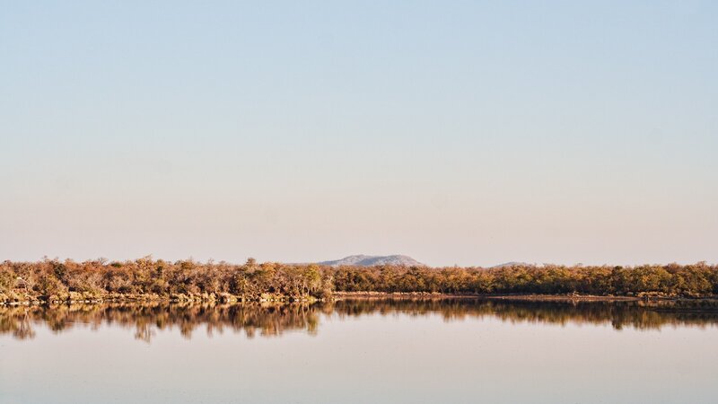 calm river landscape