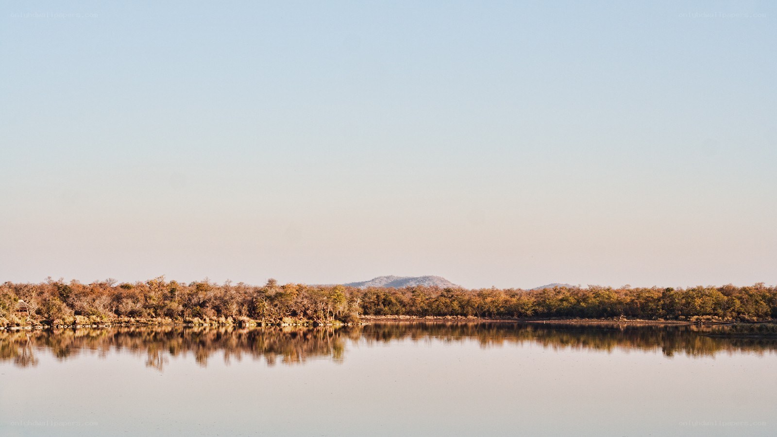 calm river landscape