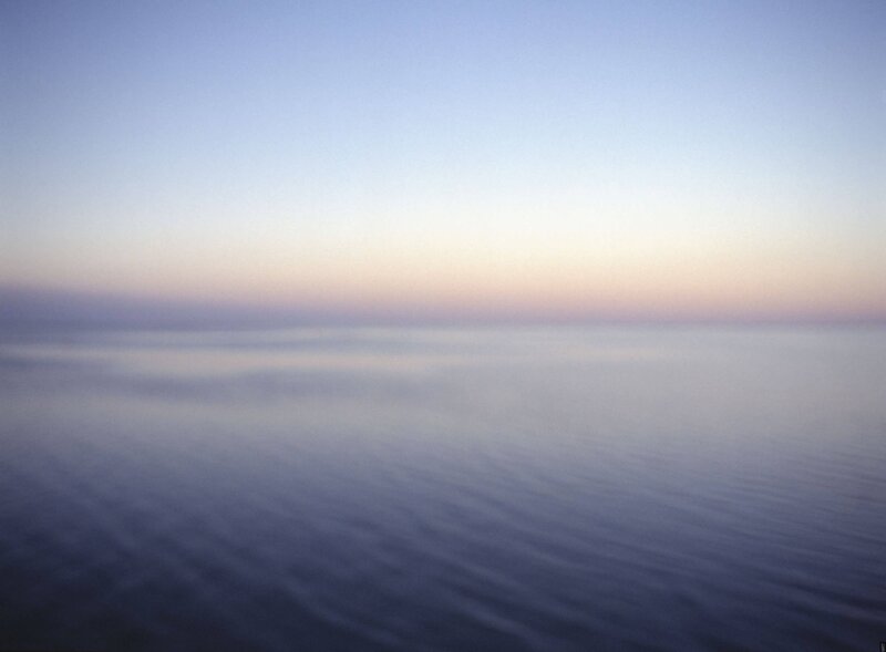 calm sea at dawn