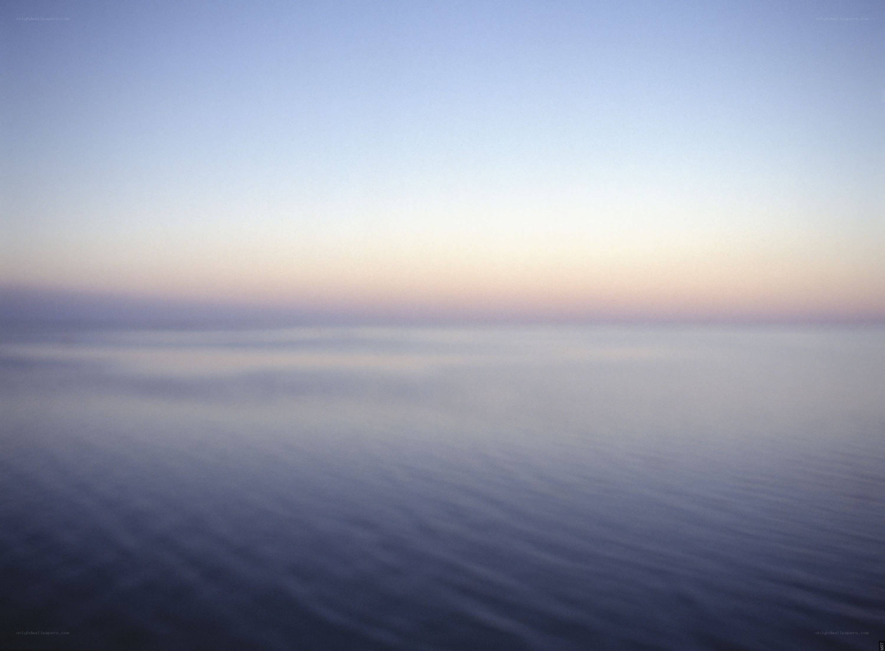 calm sea at dawn