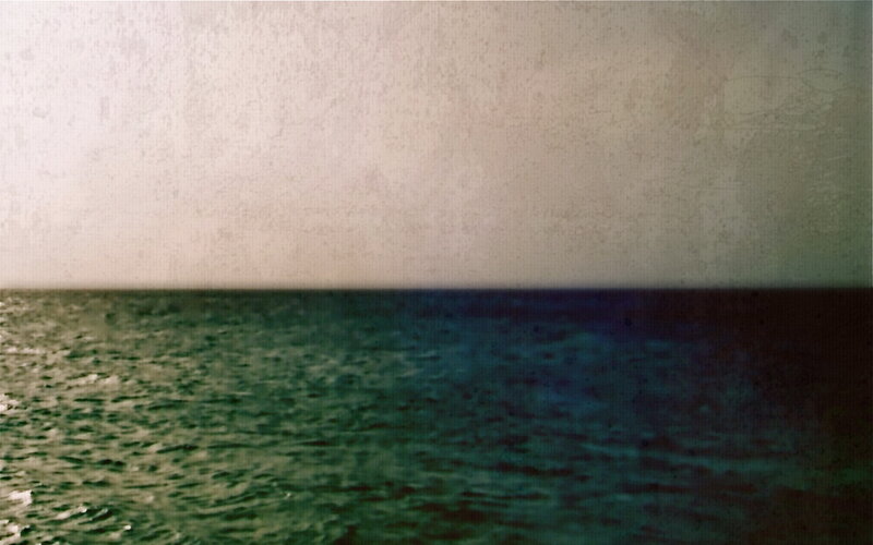 calm sea at dusk