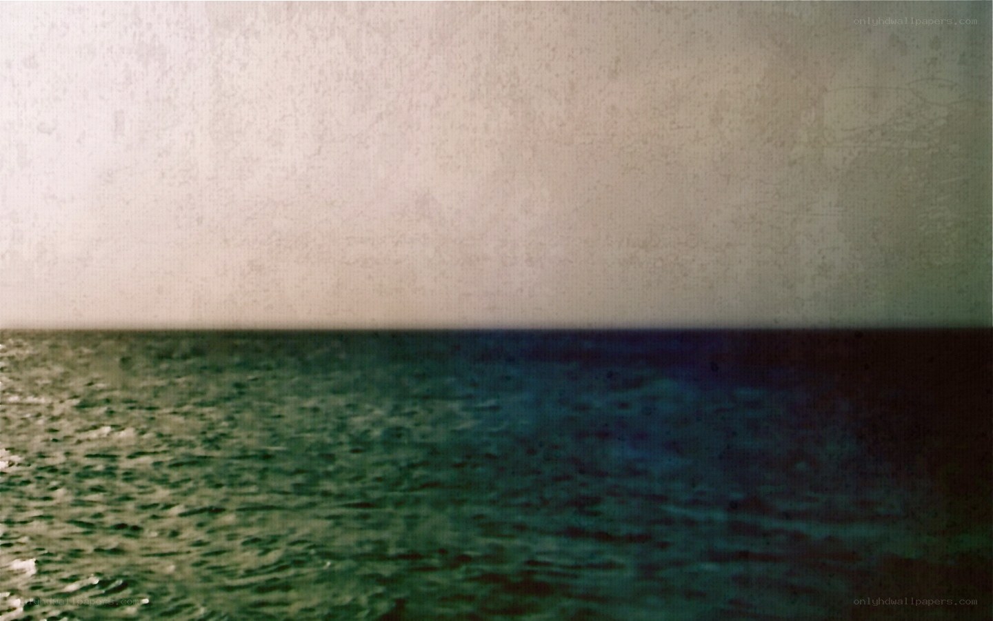 calm sea at dusk