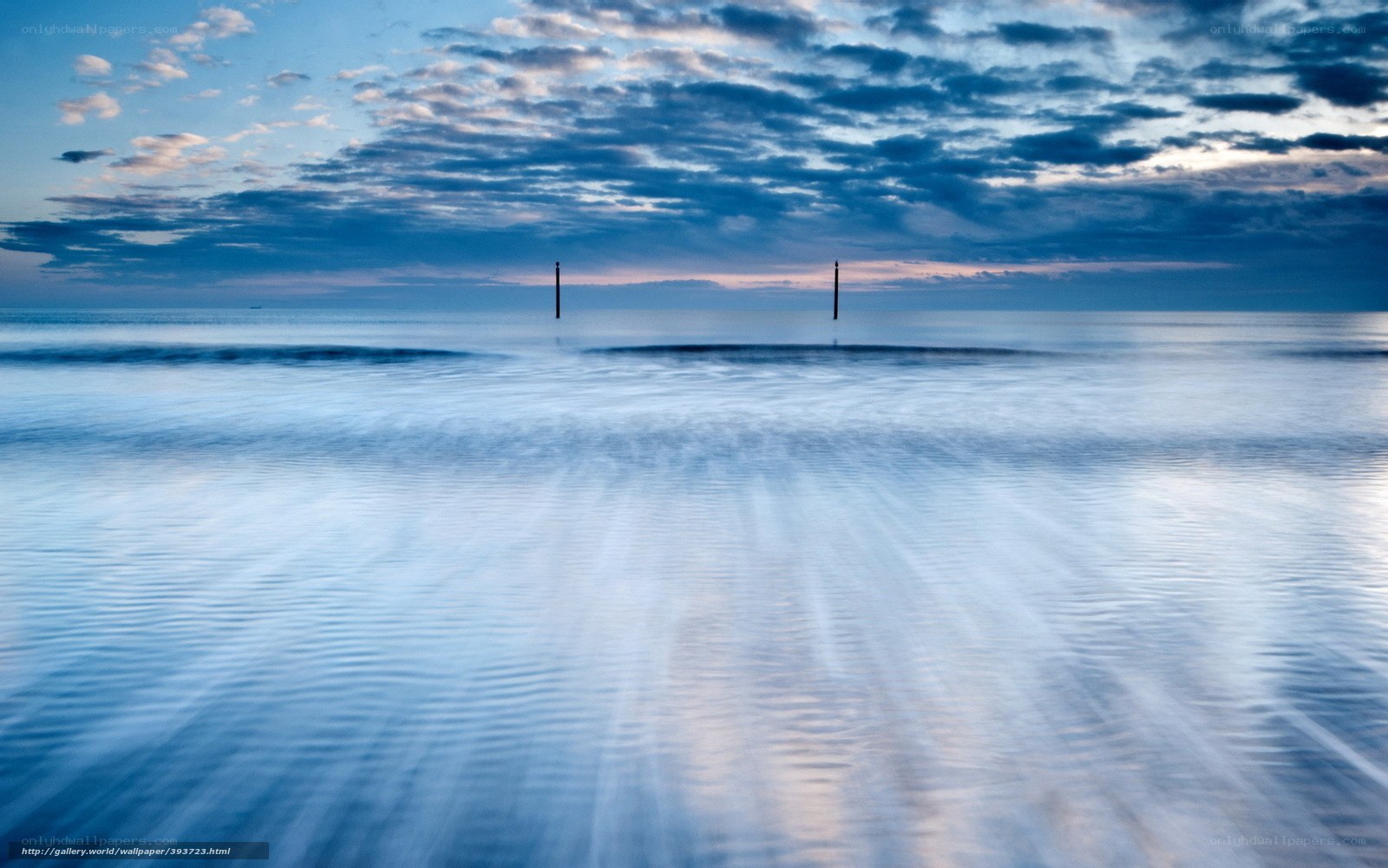 calm sea at twilight