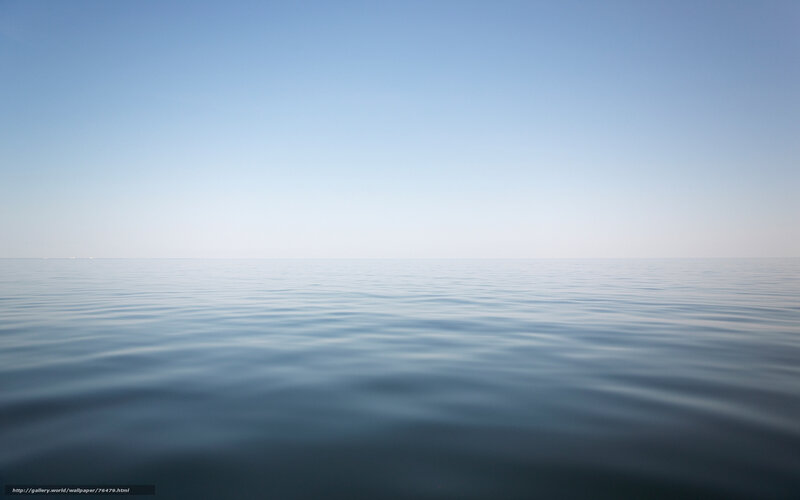 calm sea under clear sky