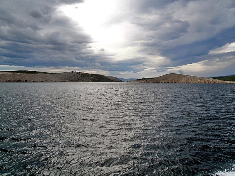 Calm Sea with Hills