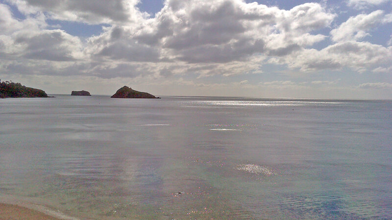 Calm Sea with Islands — Blue, Serene, Afternoon