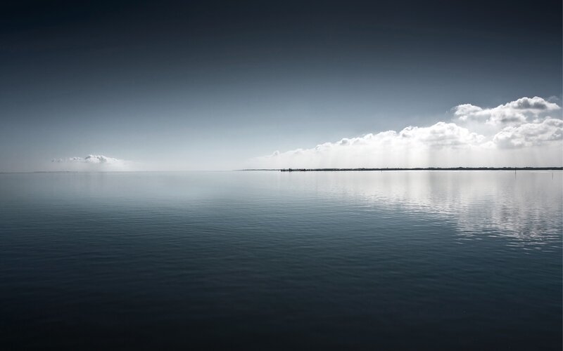 Calm Water and Clouds