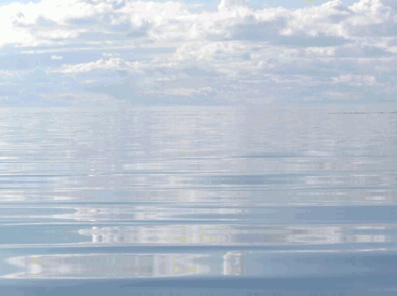 Calm Water Surface — Blue