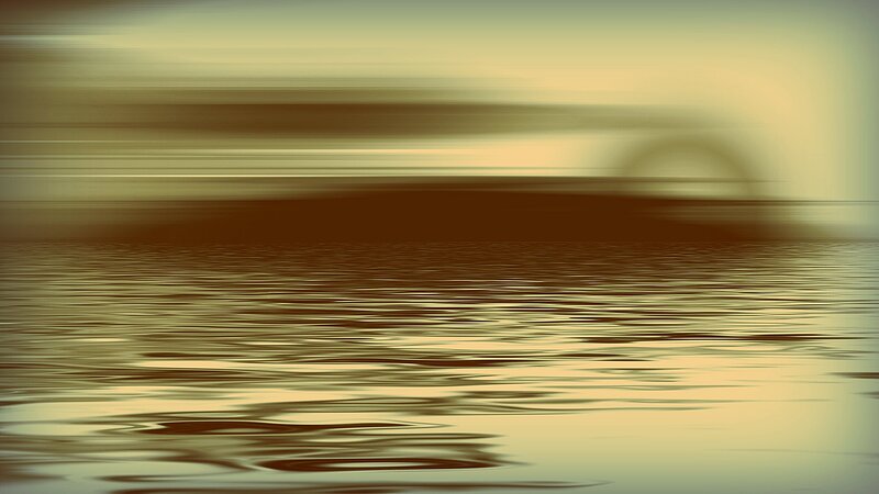 Calm Water Surface — Brown