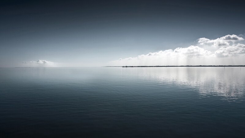 Calm Water with Clouds