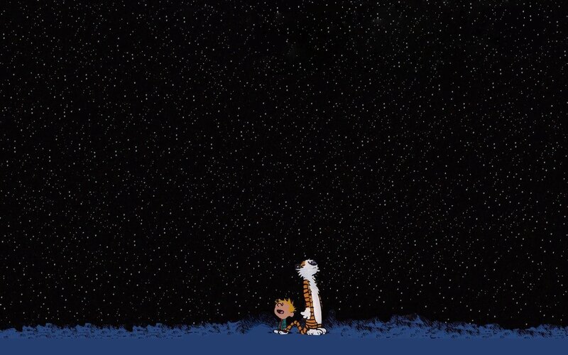 Calvin and Hobbes — Black