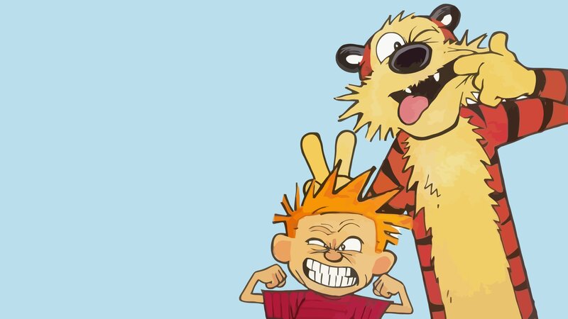 Calvin and Hobbes — Blue
