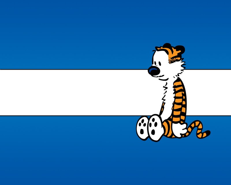 Calvin and Hobbes Character — Blue