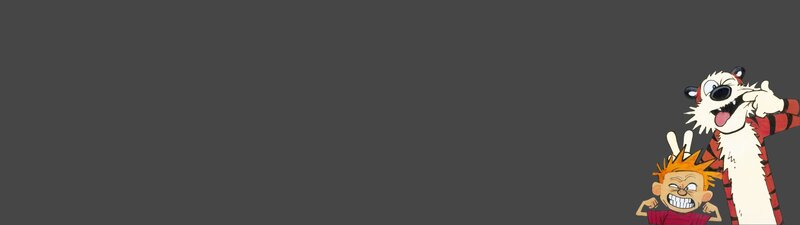 Calvin and Hobbes Characters — Gray