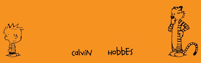 Calvin and Hobbes Characters — Orange, Neutral