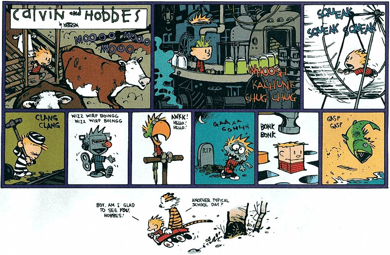 Calvin and Hobbes comic strip