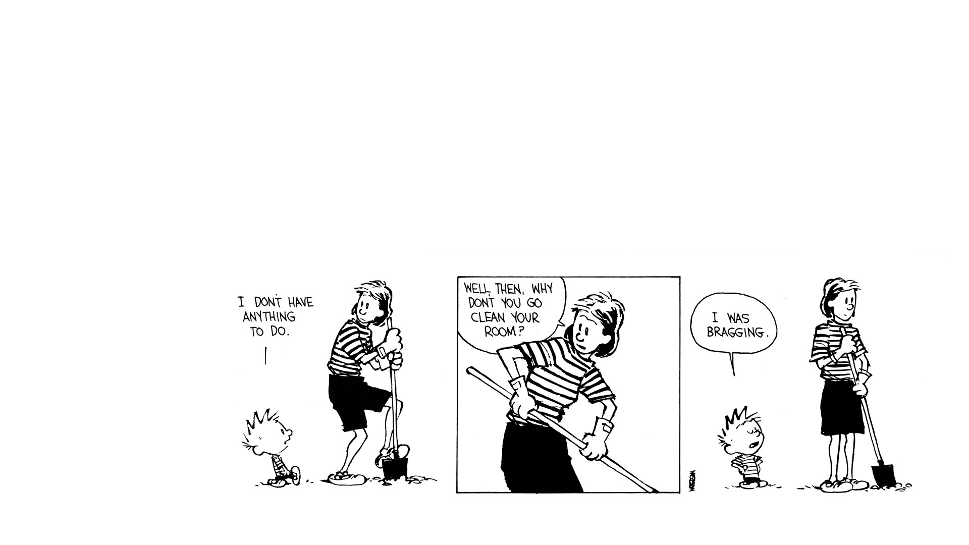 Calvin and Hobbes comic strip