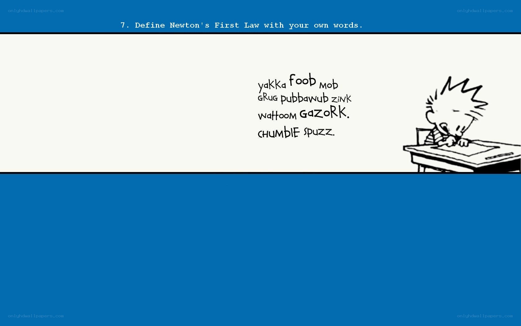 Calvin and Hobbes comic strip