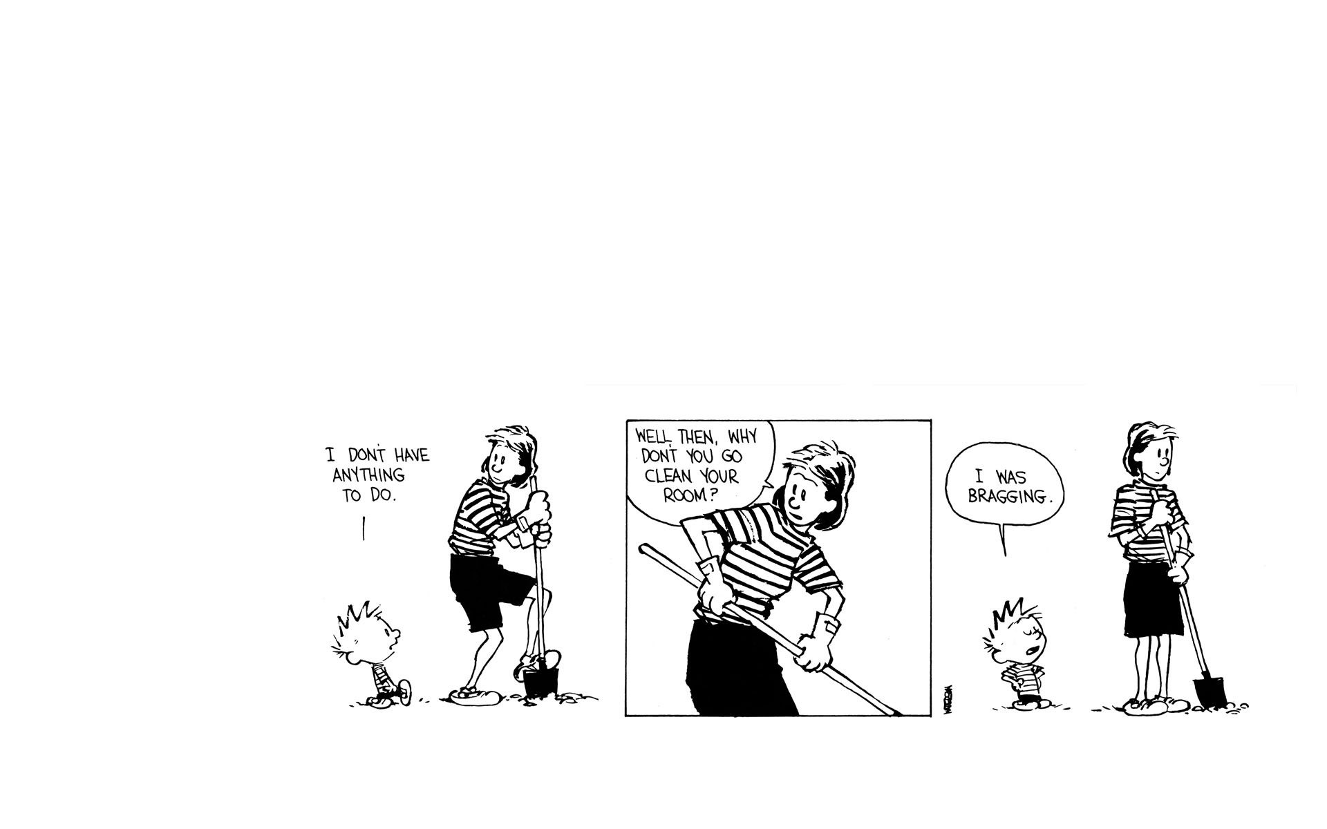 Calvin and Hobbes comic strip