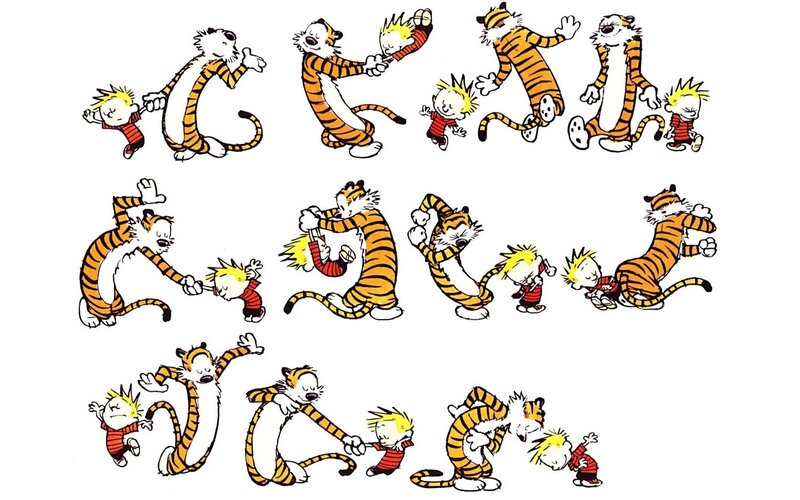 Calvin and Hobbes comic strip