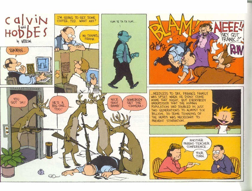 Calvin and Hobbes comic strip