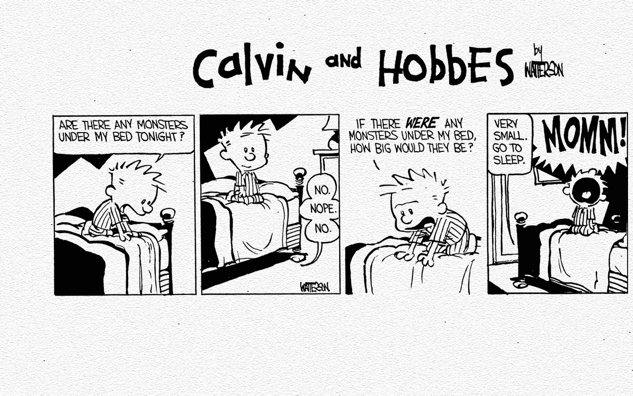 Calvin and Hobbes comic strip