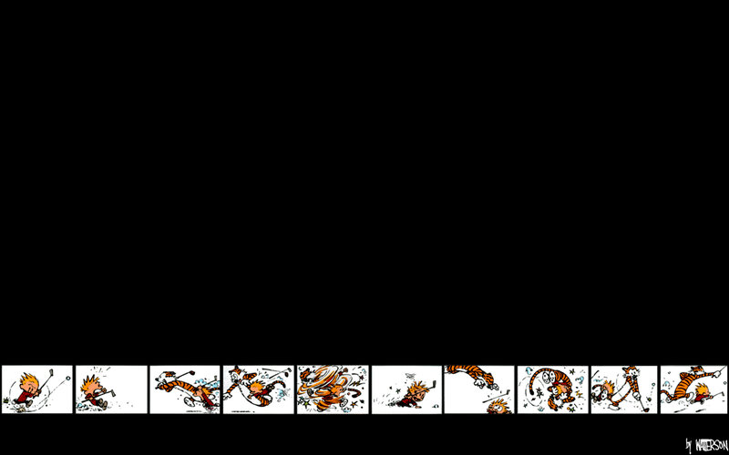 Calvin and Hobbes golf comic