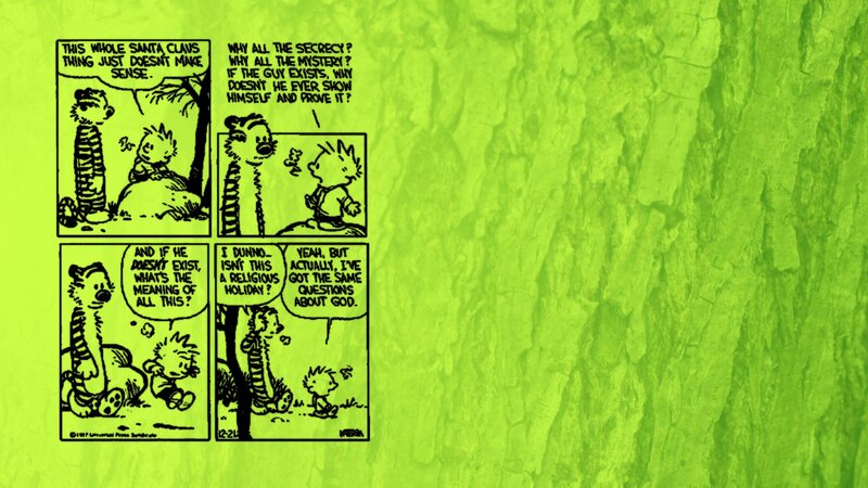 Calvin and Hobbes holiday thoughts