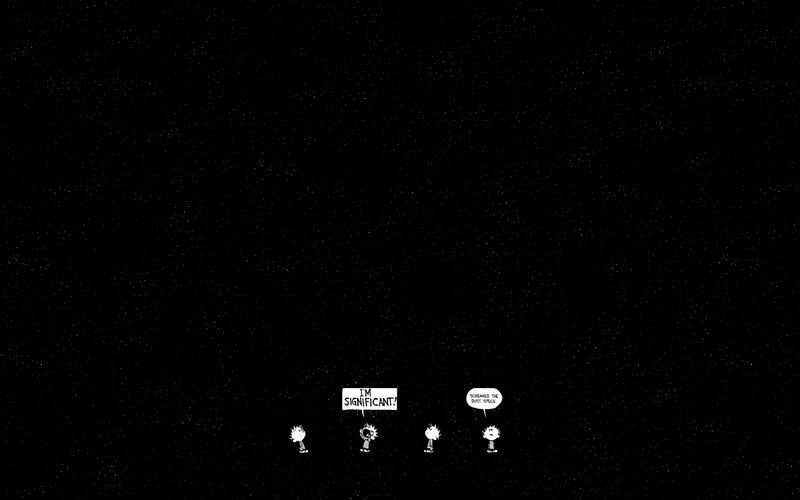 Calvin and Hobbes in space