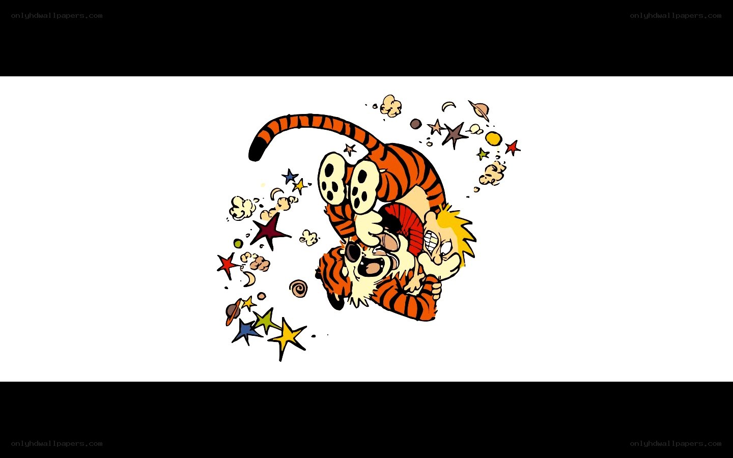 Calvin and Hobbes in space