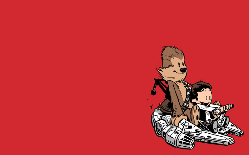 Calvin and Hobbes in Star Wars