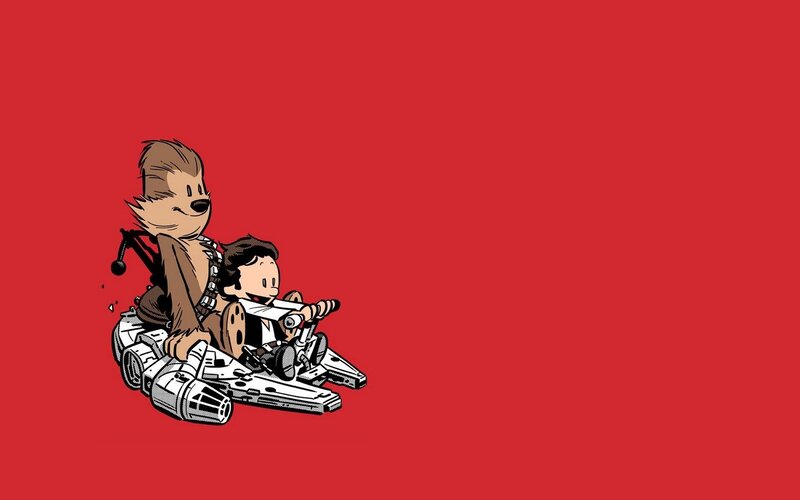 Calvin and Hobbes in Star Wars