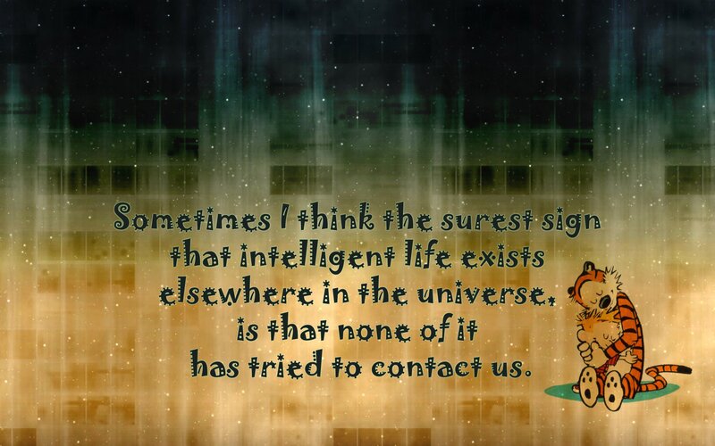 Calvin and Hobbes quote