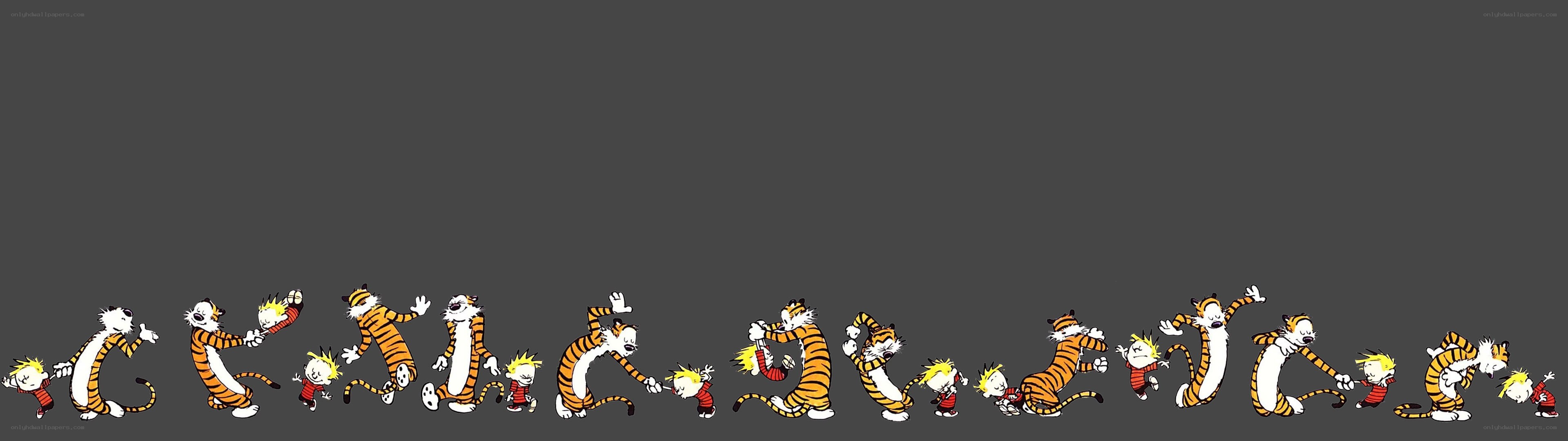 Calvin and Hobbes running sequence
