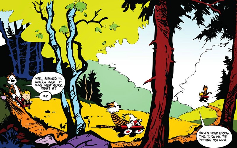 Calvin and Hobbes summer