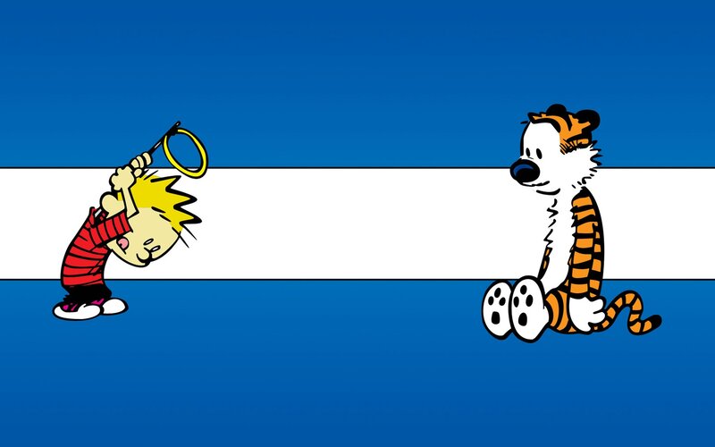 Calvin and Hobbes tennis