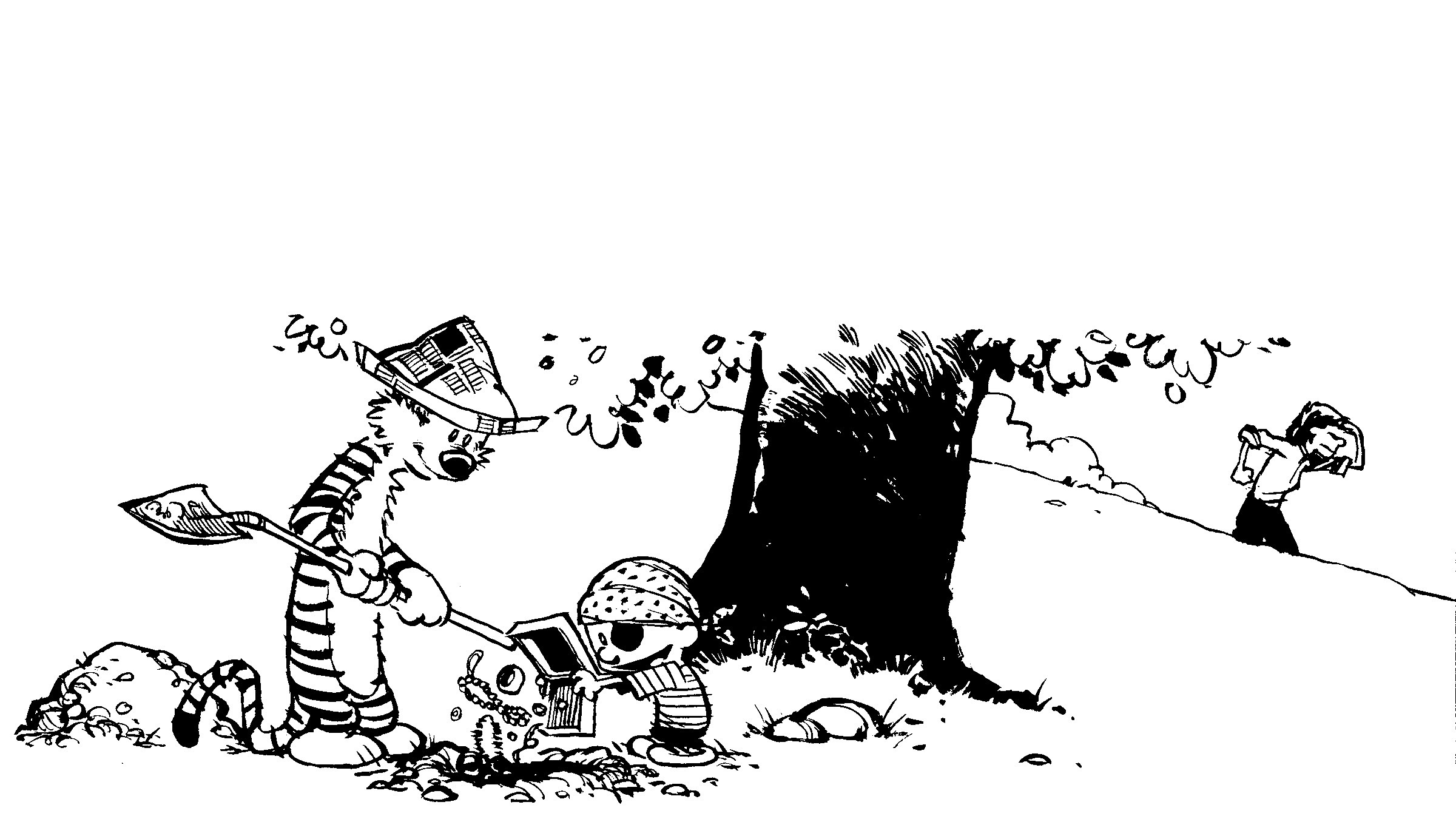 Calvin and Hobbes treasure hunt