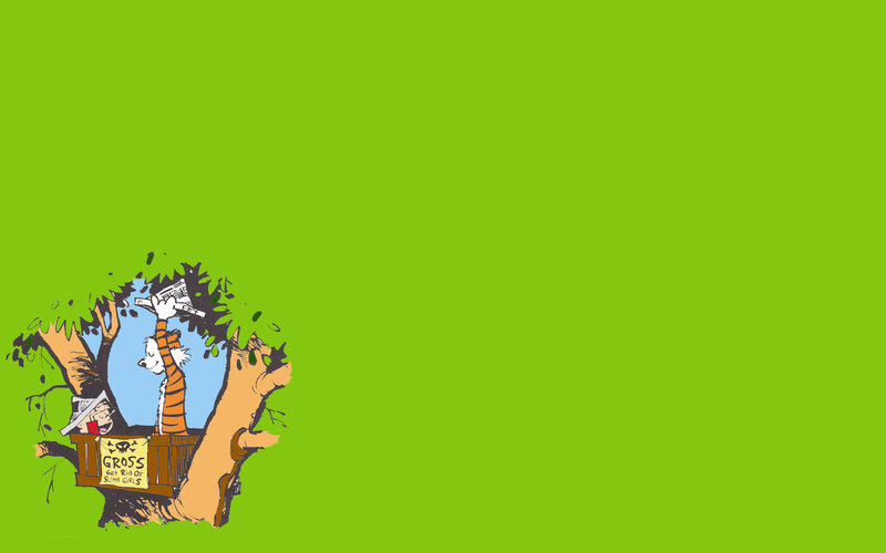 Calvin and Hobbes treehouse