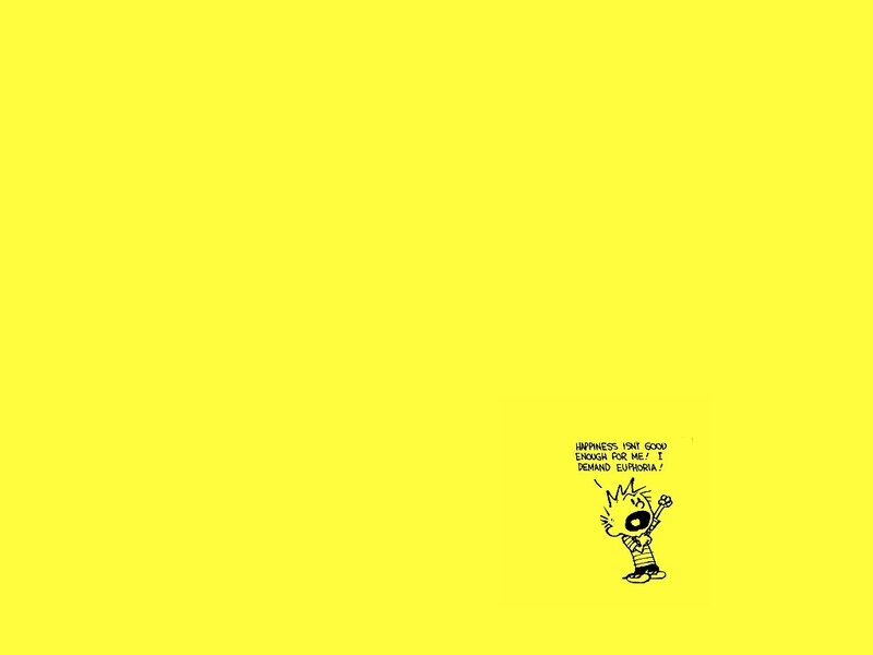 Calvin demands euphoria