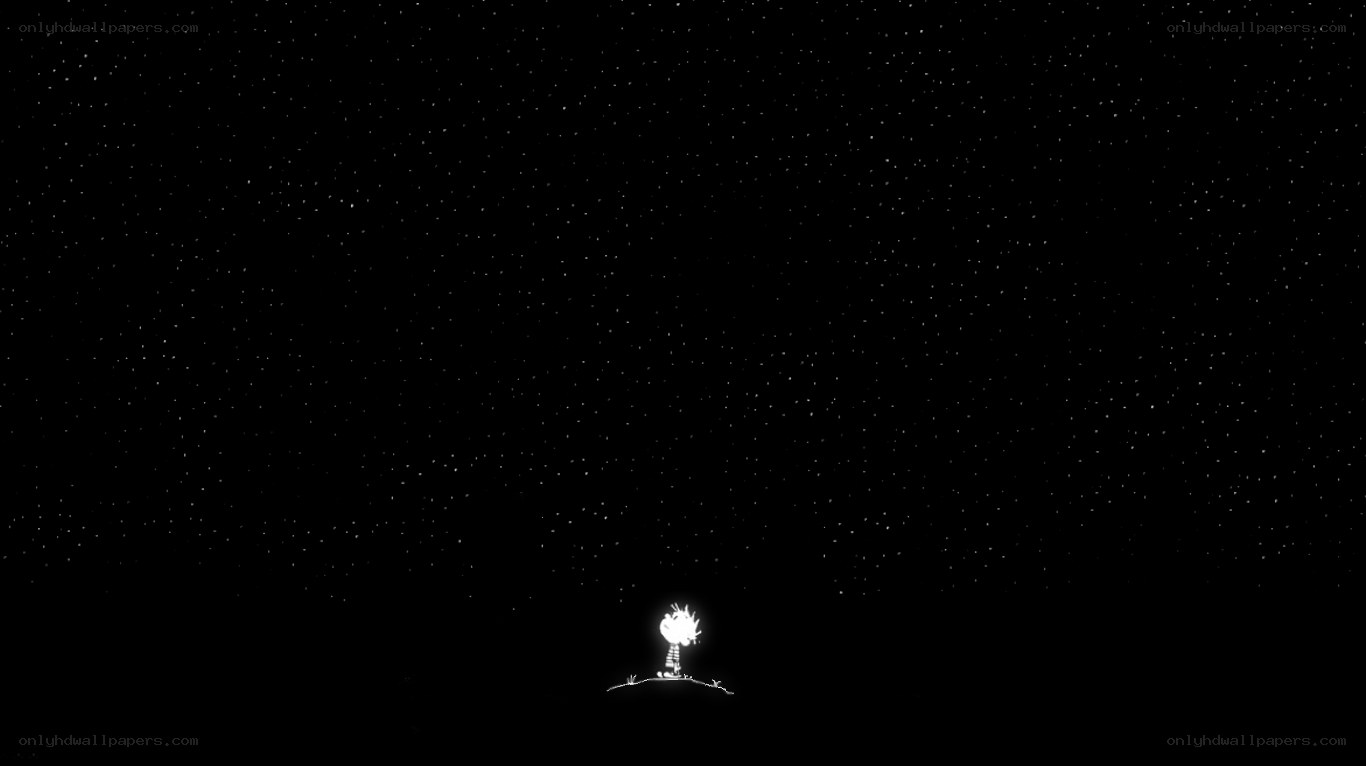 calvin gazes at stars