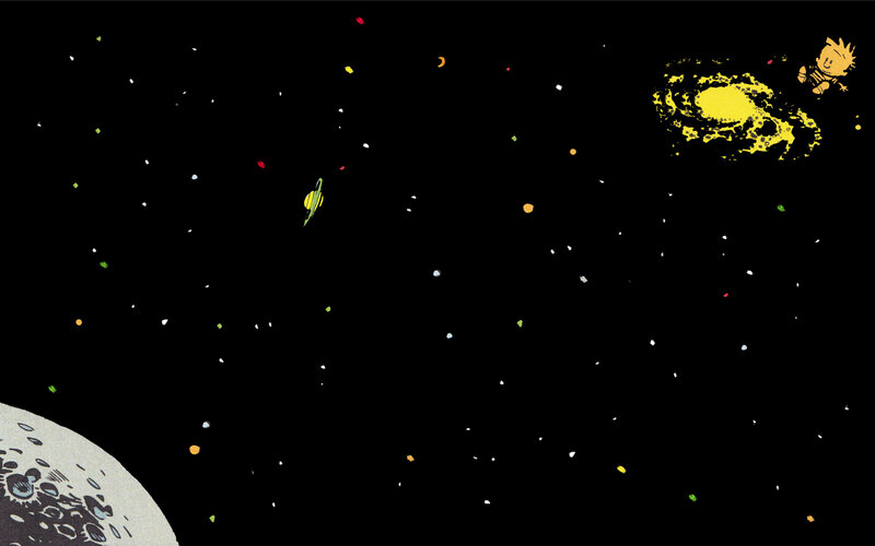 Calvin in space