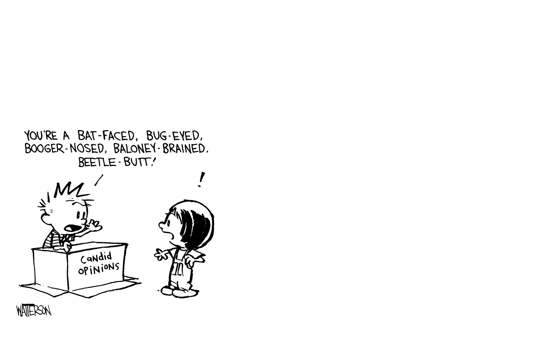 Calvin insults Susie
