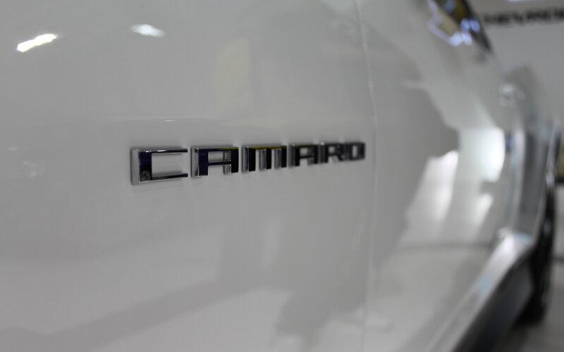 Camaro Badge on Car