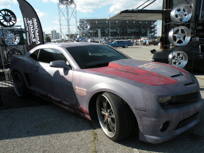 Camaro Car with Custom Paint