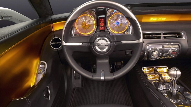 Camaro concept car interior