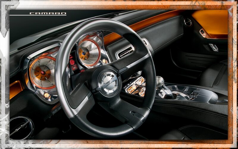 Camaro concept car interior