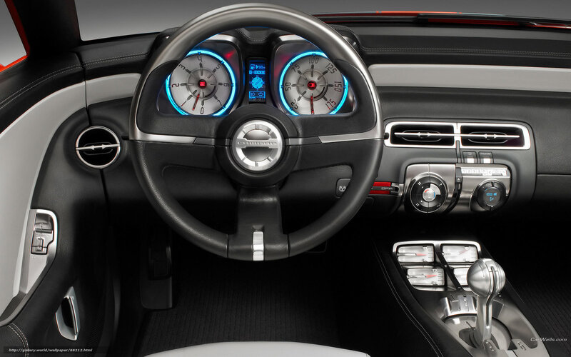 Camaro concept car interior