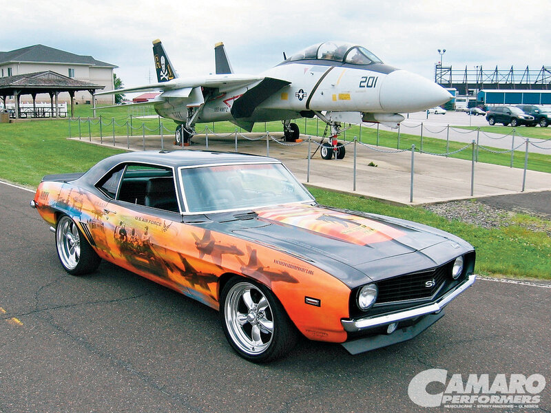 Camaro with Air Force Livery