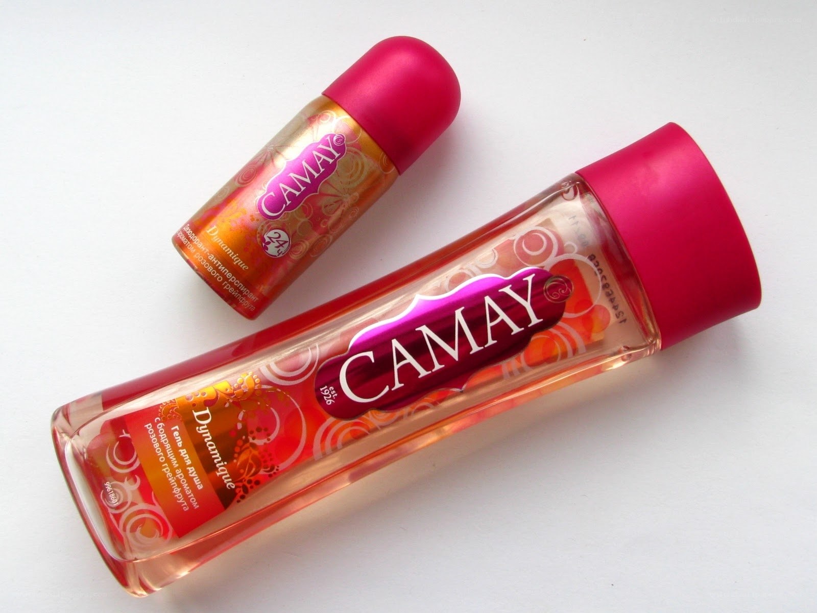 Camay deodorant and gel